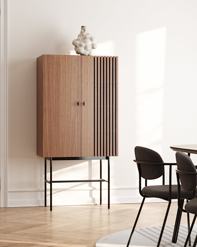 Array Highboard (80 cm) | Walnut