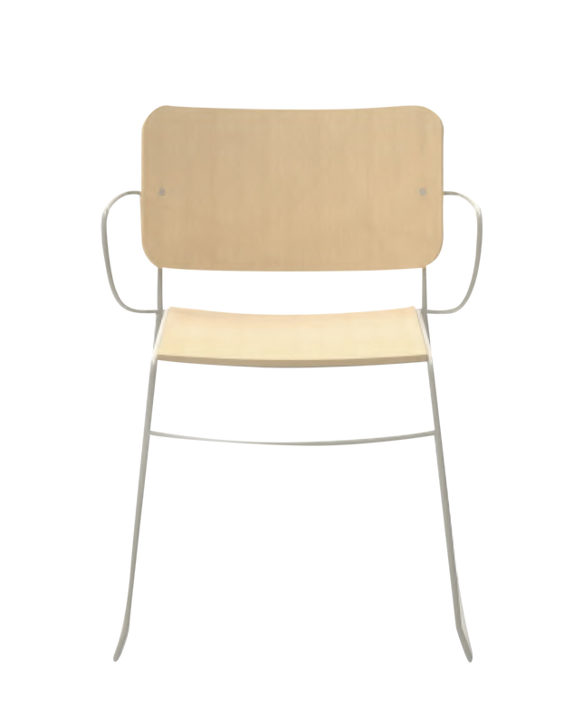 Button Down Chair with Arms