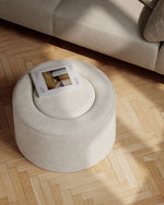 Praline Pouf (Ø78 cm) | Natural Bouclé