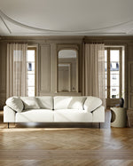 Collar 2.5-Seater | Off White Bouclé