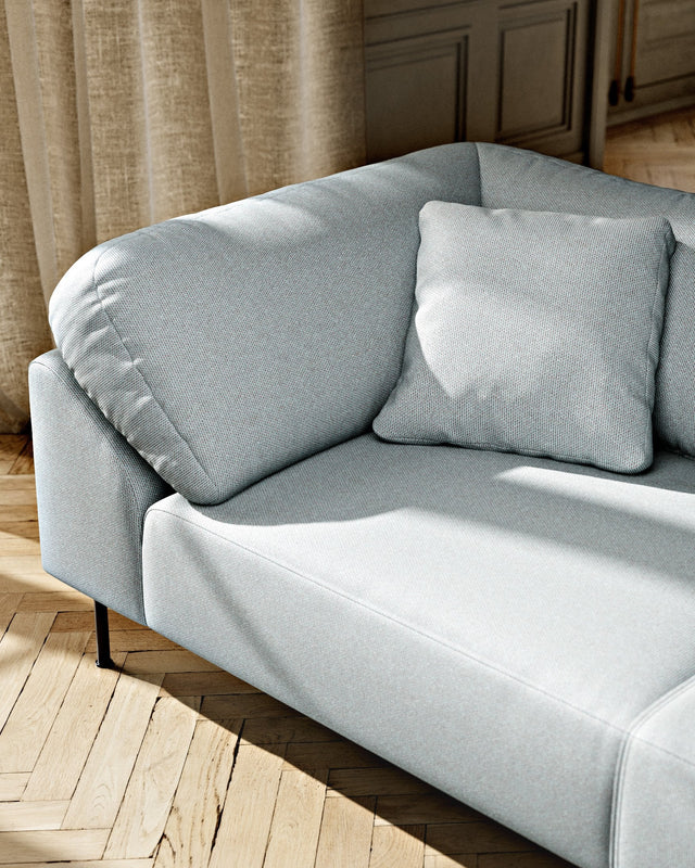 Collar 2-Seater | Light Grey