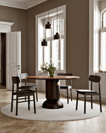 Ludo Dining Table (130 cm) | Walnut