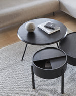 Soround Coffee Table | Black Ash (Ø75xH44,50)