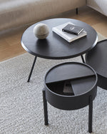 Soround Coffee Table | Black Ash (Ø60xH44,50)