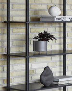 Pidestall Planter (Small Taupe) styled in modern interior with greenery, minimalist décor.